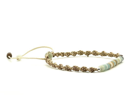 Amazonite Gemstone Bracelet-4mm