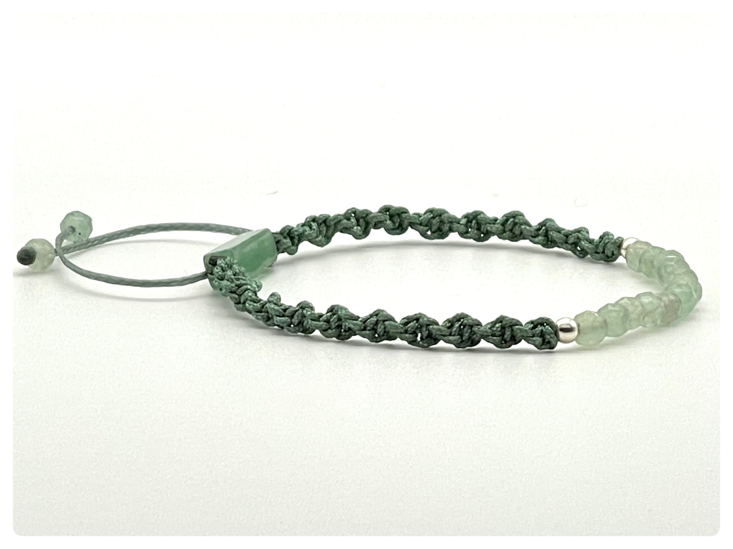 Aventurine Gemstone Bracelet 4mm-Dainty