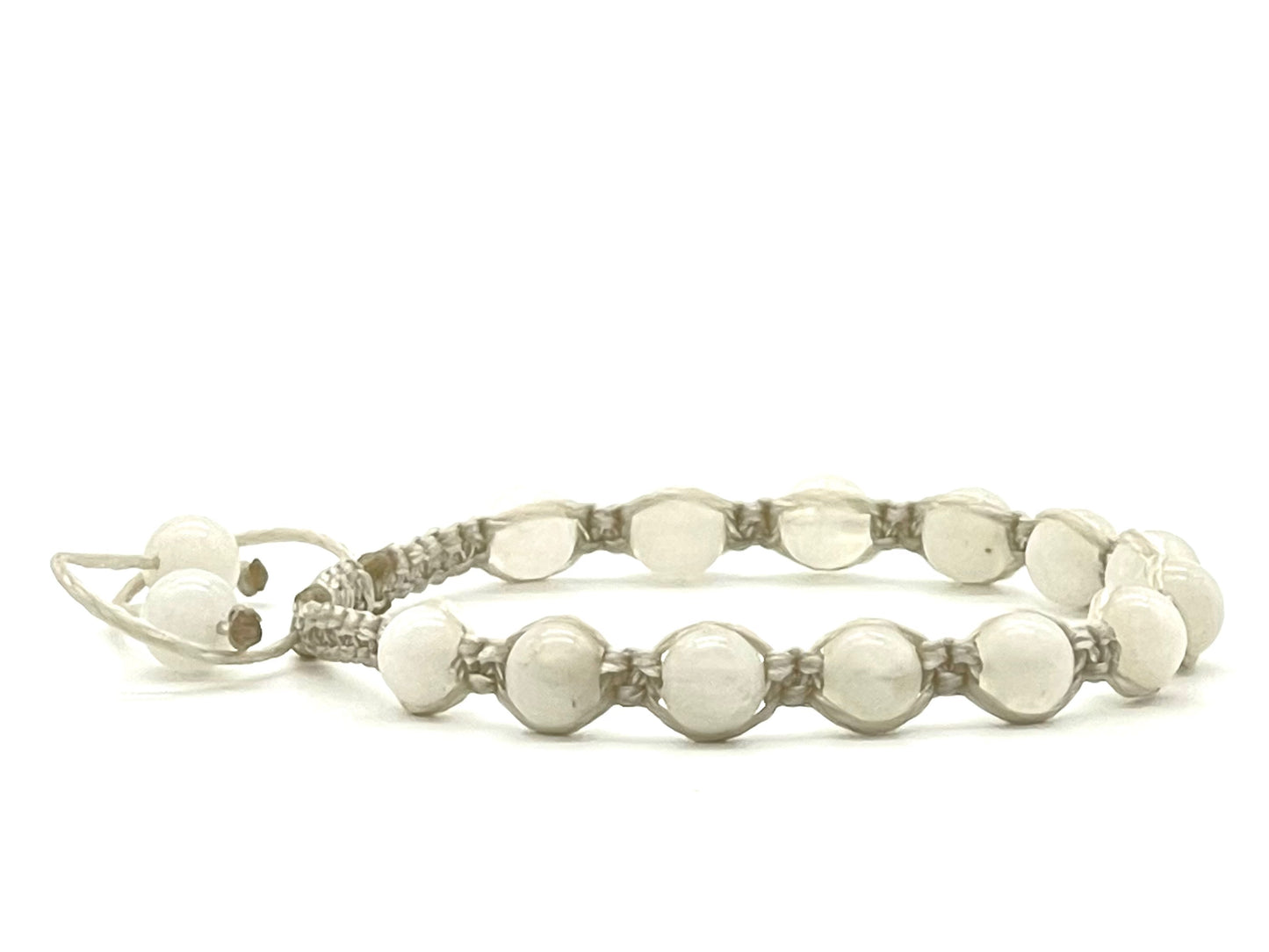 Moonstone Gemstone Bracelet 6mm-June Birthstone