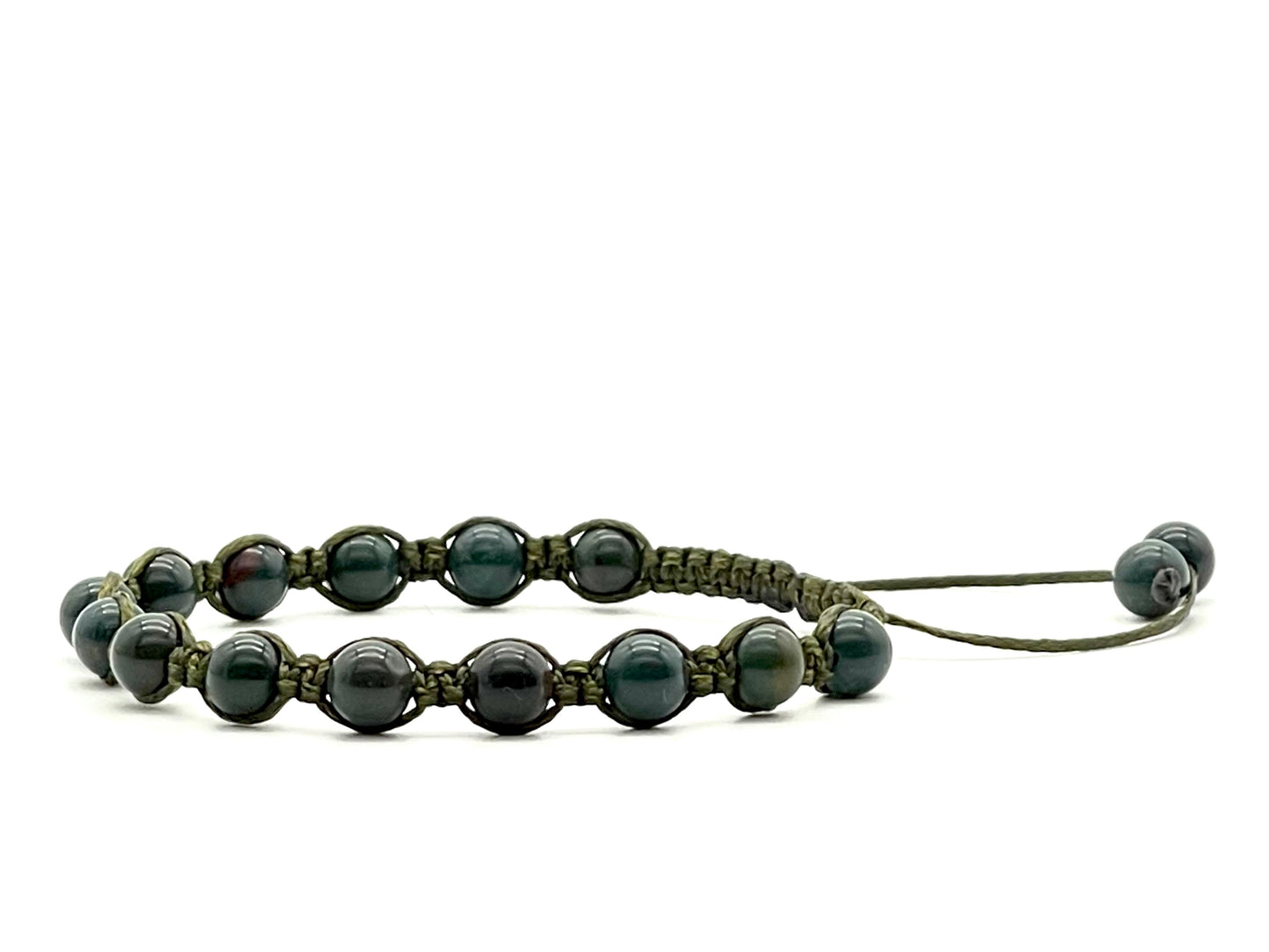 Bloodstone Gemstone Bracelet 6mm