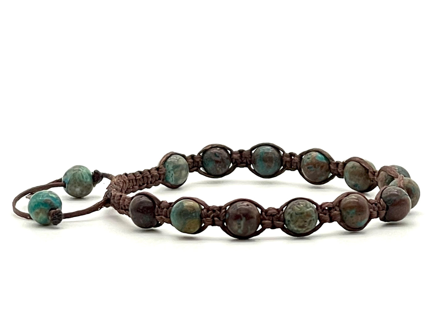 Crysocolla Gemstone Bracelet 6mm