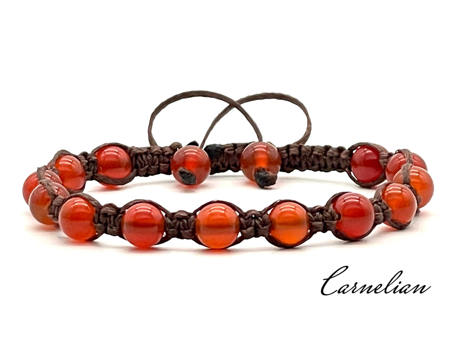 Carnelian Gemstone Bracelet 6mm