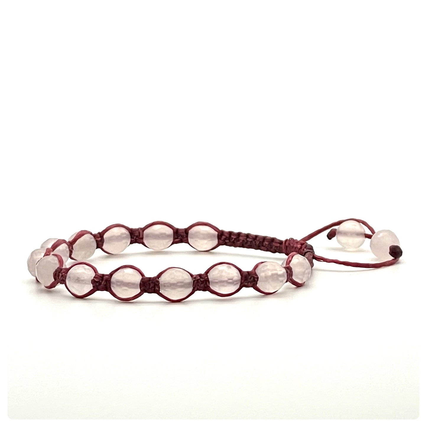 Rose Quartz Gemstone Bracelet 6mm