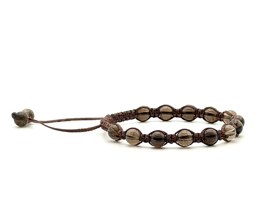 Smoky Quartz Gemstone Bracelet 6mm