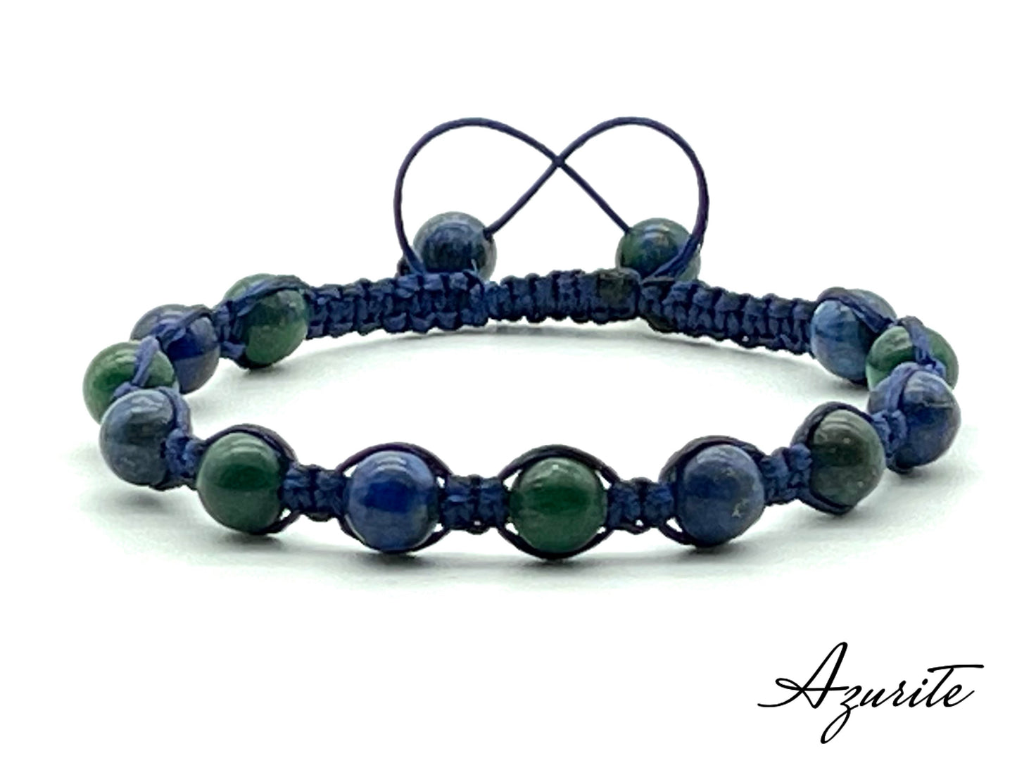 Azurite Gemstone Bracelet 6mm