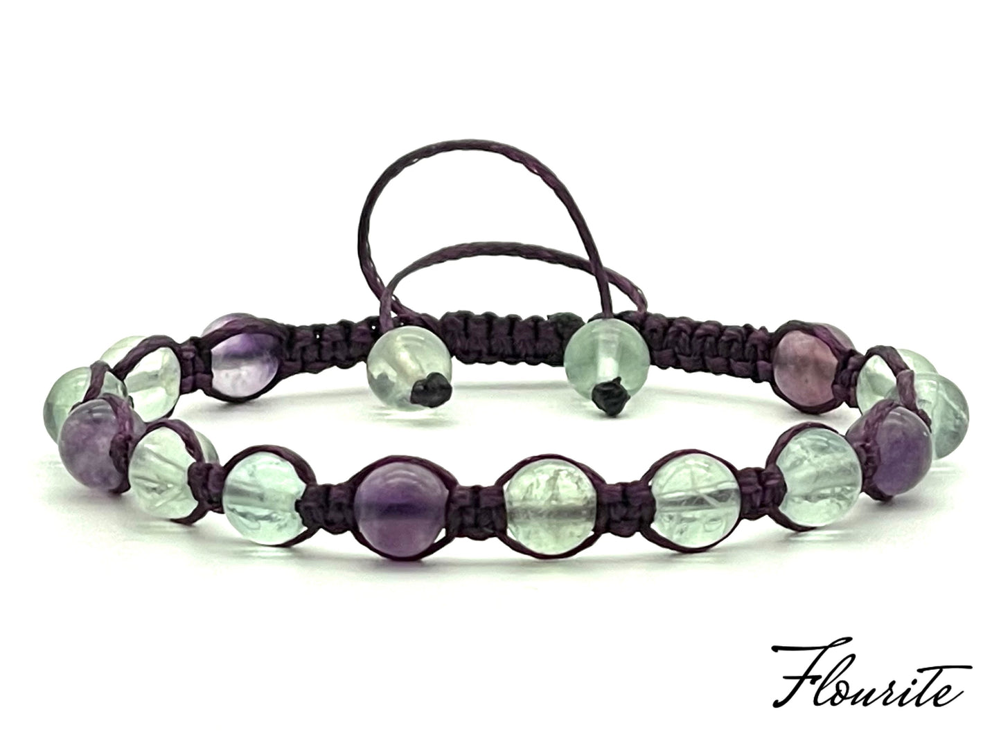 Flourite Gemstone Bracelet 6mm