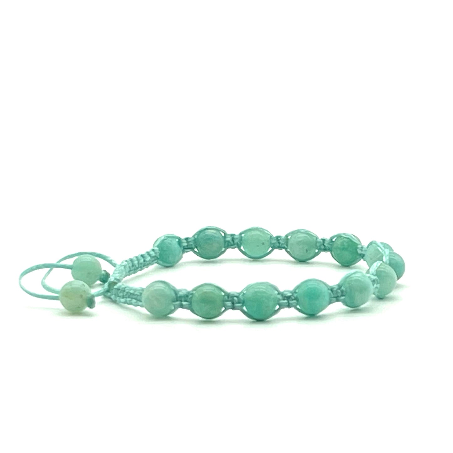 Blue Amazonite Gemstone Bracelet 6mm