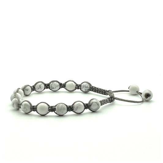 Howlite Gemstone Bracelet 6mm