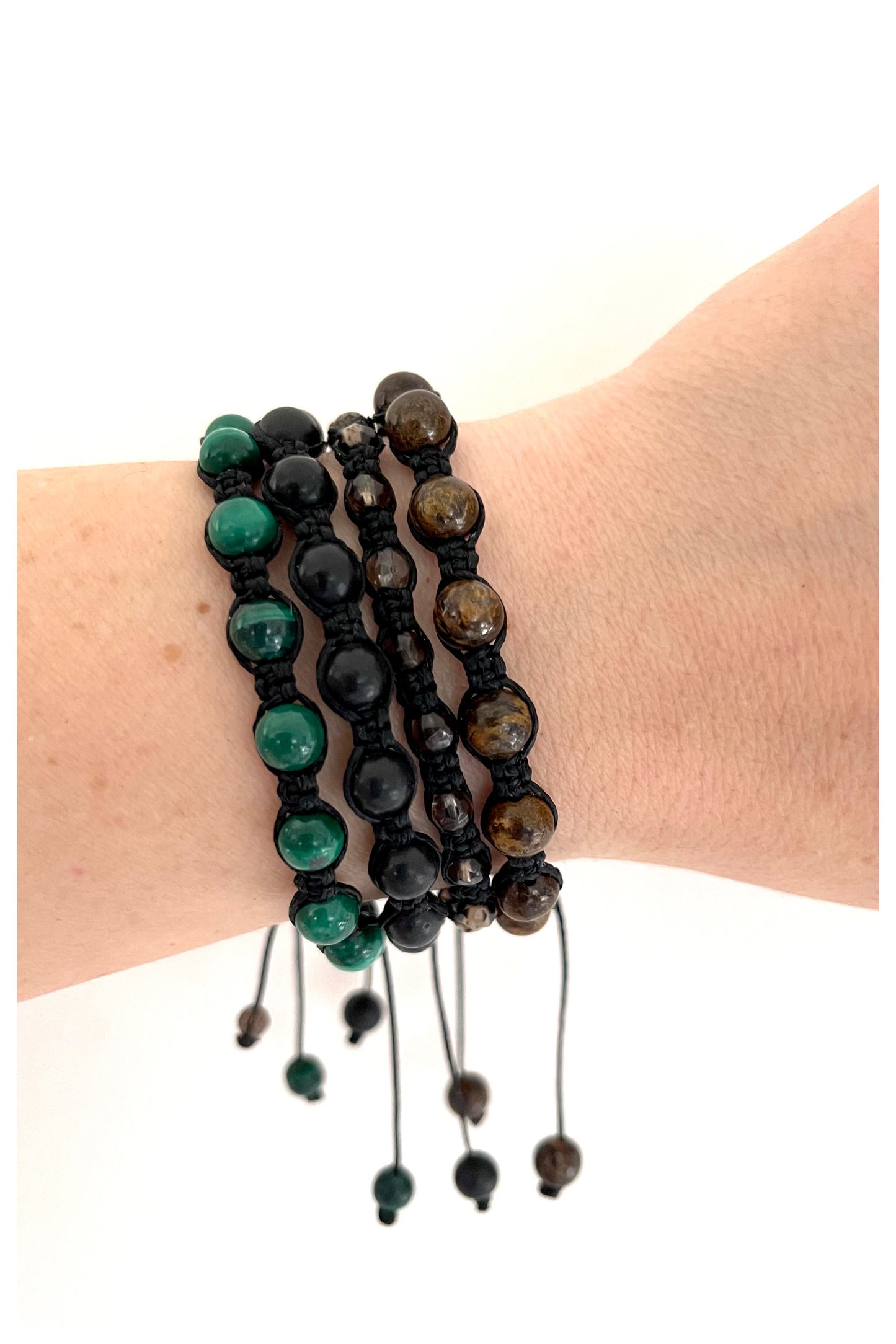 Malachite Gemstone Bracelet 6mm