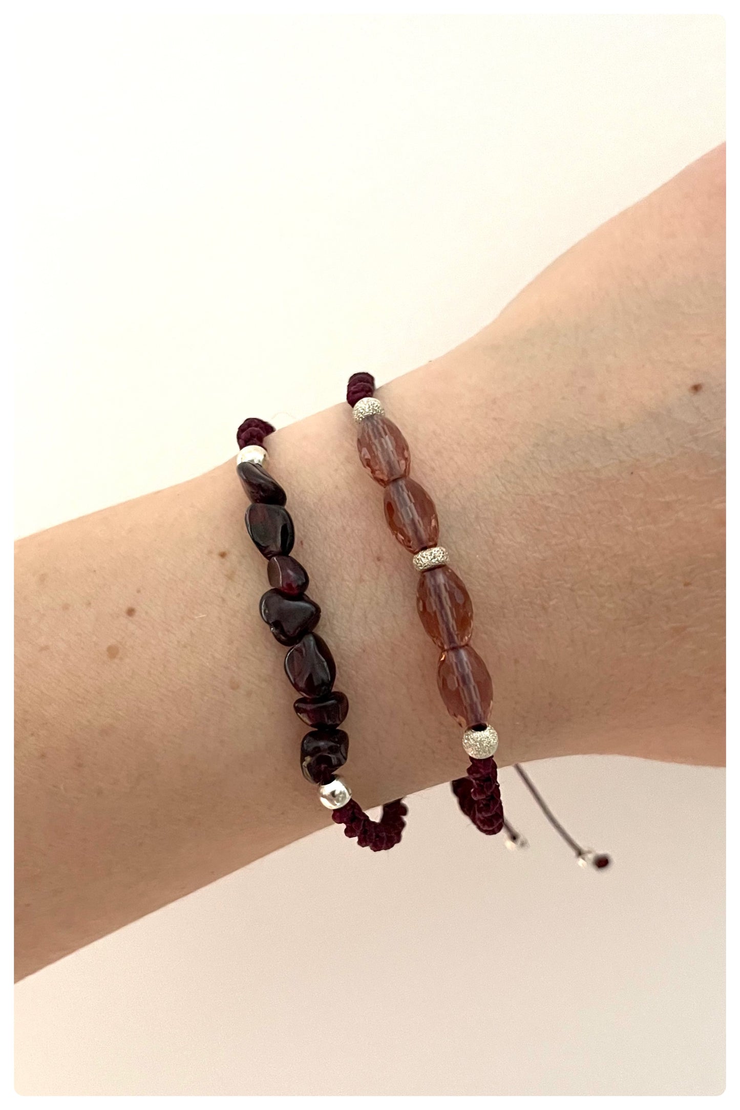 Garnet Bracelet-January Birthstone